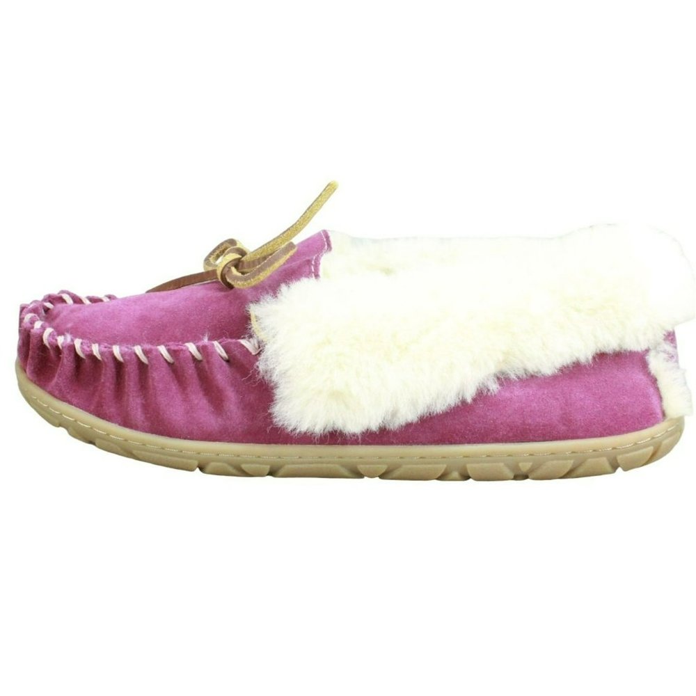 L.L. Bean Pink and Cream Women's Slippers